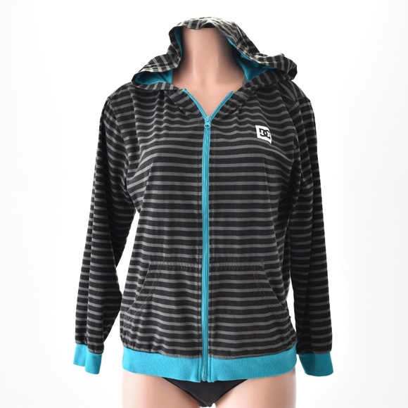 DC Tops - Womans DC Shoes Zip Up Hoodie Jacket Size XL